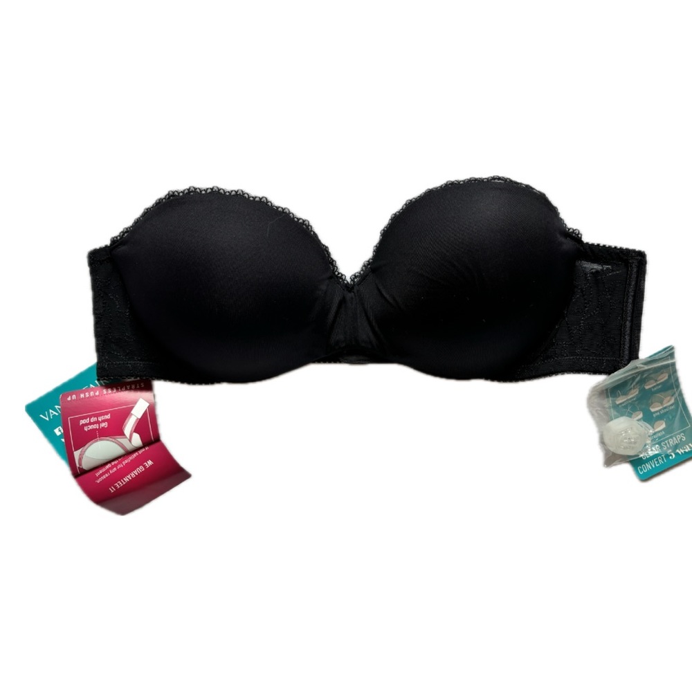 Vanity Fair padded strapless bra NWT